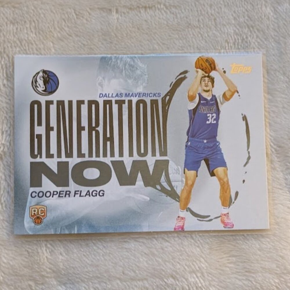 O1 2025 TOPPS Cooper Flagg "Generation Now" Rookie Card #GN-1